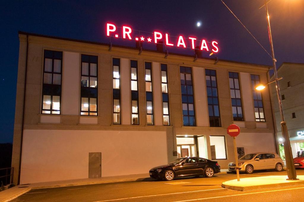Pensión Residencial Platas O Pedrouzo Exterior foto